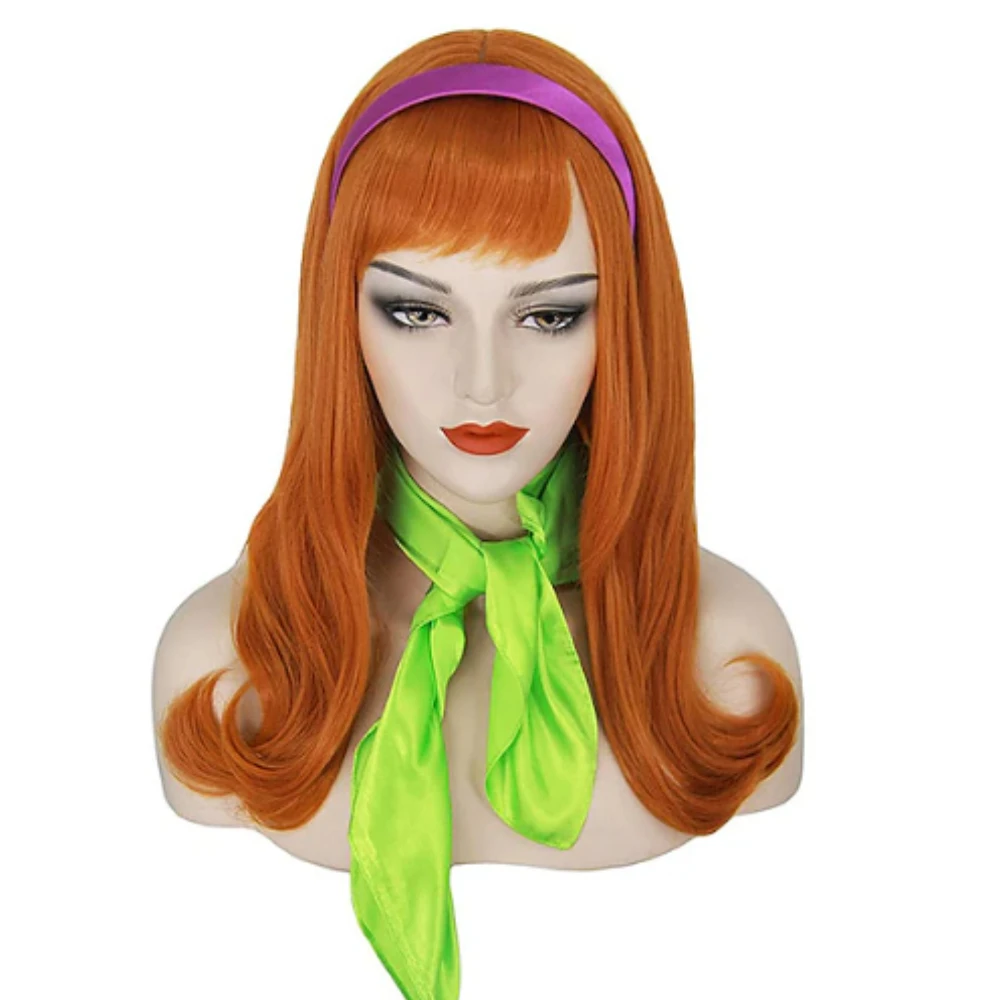 

Role-Playing Wig Blonde Brown Wavy Artificial Fiber Hair Medium-Length Wig Women's Wig Special For Parties And Festivals