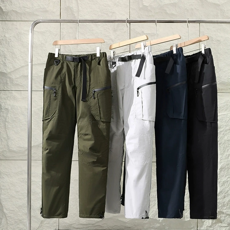 

Мужские модные пуховые брюки, устойчивые к холоду, 24 ℃ Брюки для активного отдыха с наполнителем из гусиного пуха, повседневные, однотонные