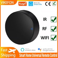 WiFi Smart IR Remote Control Universal Mini IR Remote Control with Temperature and Humidity Sensor for TV Air Conditioner