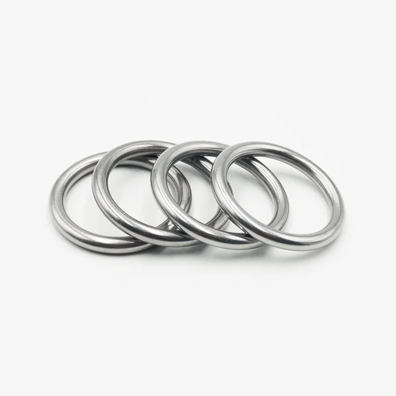 Orings Nahtloser runder runder Ring aus Edelstahl 304, glatter, solider O-Ring für Rigging, Marine, Boot, Haustier, Yoga, hängender O-Ring – Detail 5
