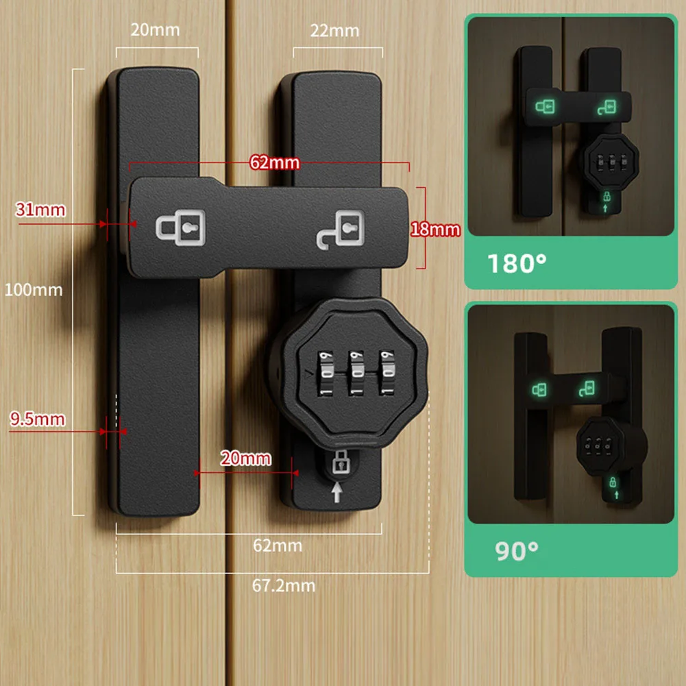 combination-anti-theft-zinc-alloy-door-lock-with-dual-angle-mounting-for-doors-30-mm-or-more-featuring-glow-in-the-dark-latch