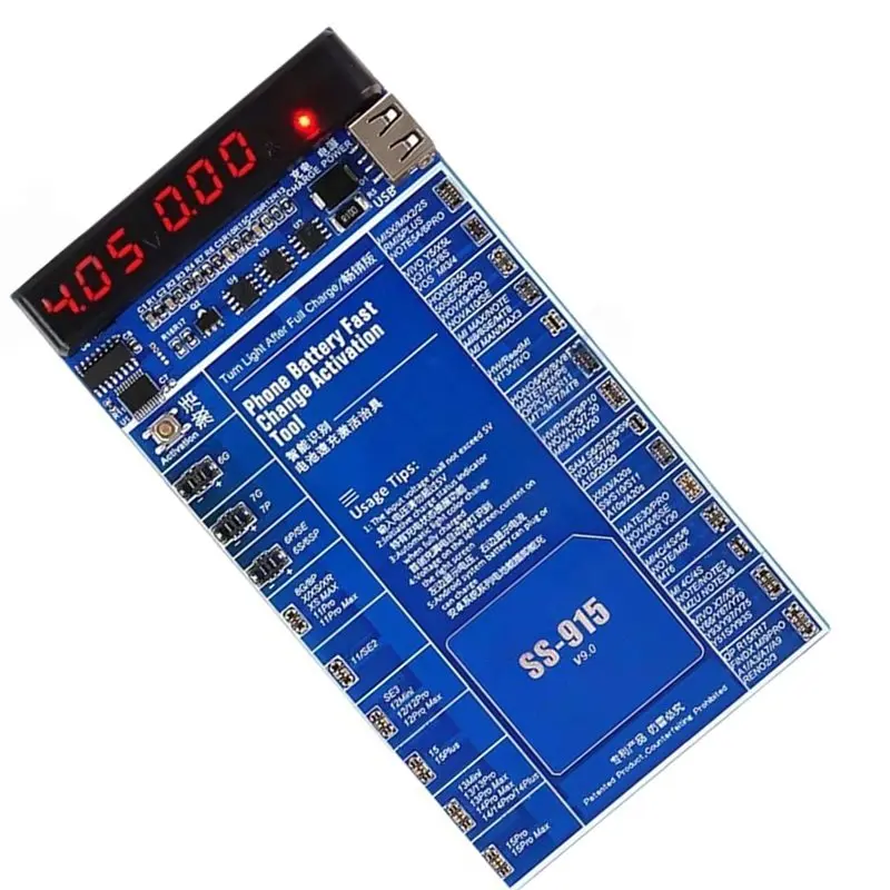 B03B-Fast Charging For Ios Android Battery Activation Board, Universal Battery Tester And Activation Panel Tool(1 Pc)