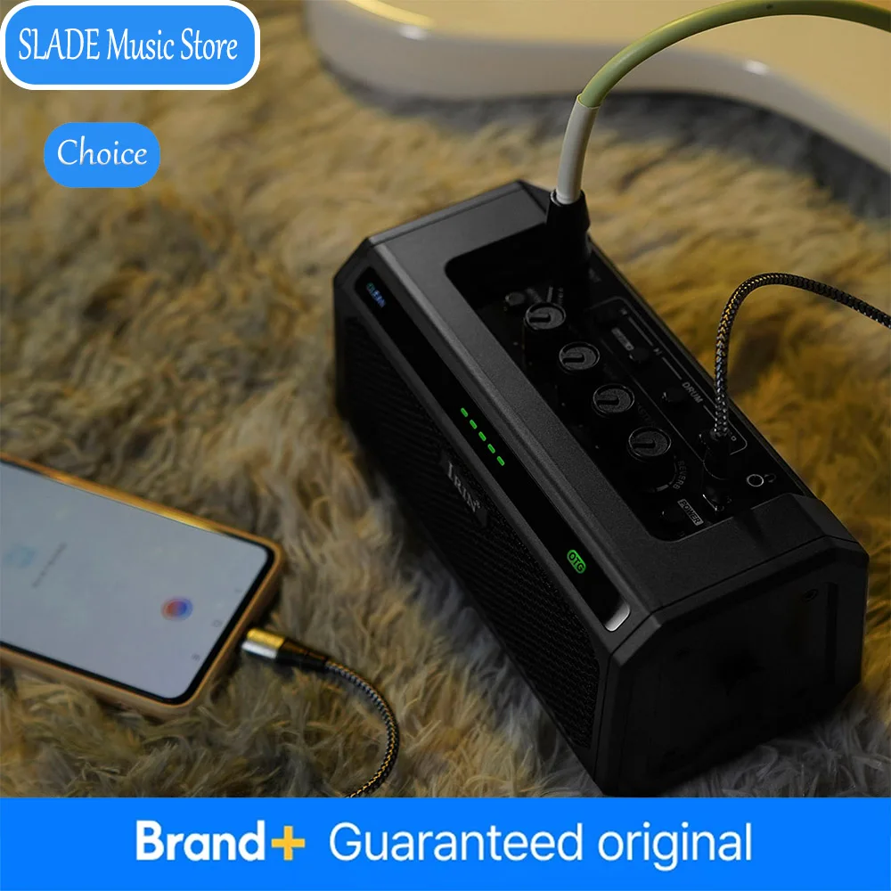 

﻿IRIN 10W Smart Guitar Amplifier Rechargeable with Bluetooth Clean/Delay/Overdrive/Distortion/Metal/Reverb 5 Hours Battery Life