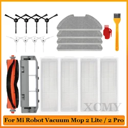 For XiaoMi Mi Robot Vacuum Mop 2 Lite / 2 Pro / MJSTL / MJST1SHW Accessories Main Side Brush Hepa Filter Mop Colth Spare Parts