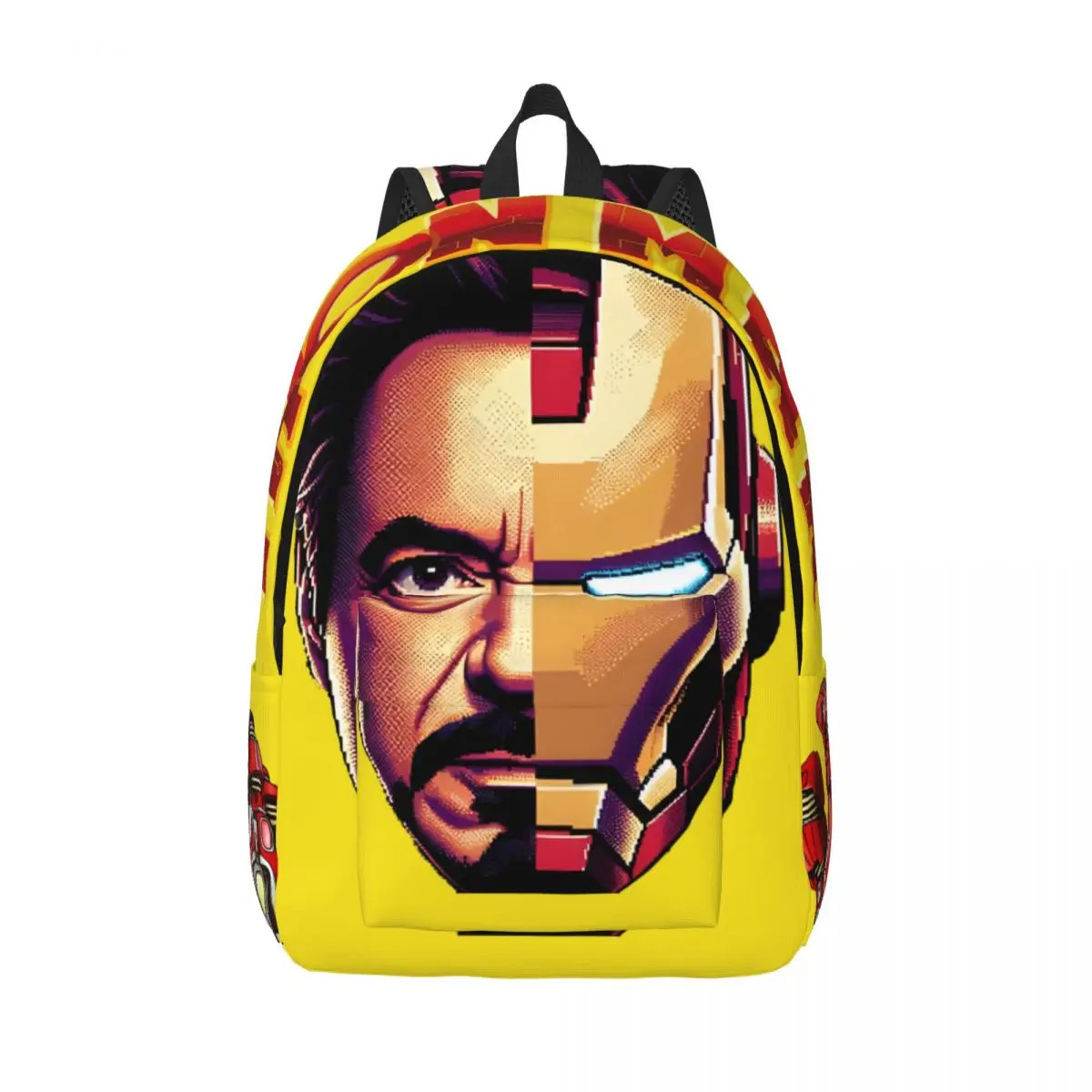 

Knapsack The Iron Hero Multi Compartment Marvel Iron Man Teen Girl Boy Men Women Adult Birthday Daily Bookbag Hiking