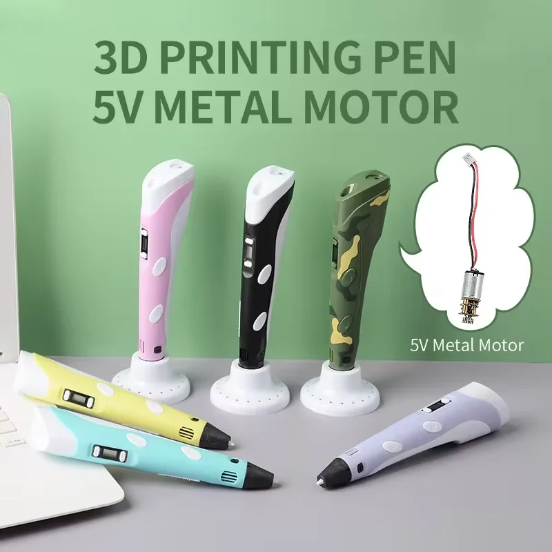 New Generation LED Display Electronic 3D Printing Pen Three-Dimensional Graffiti Painting Tool DIY Smart Toy Birthday Gift