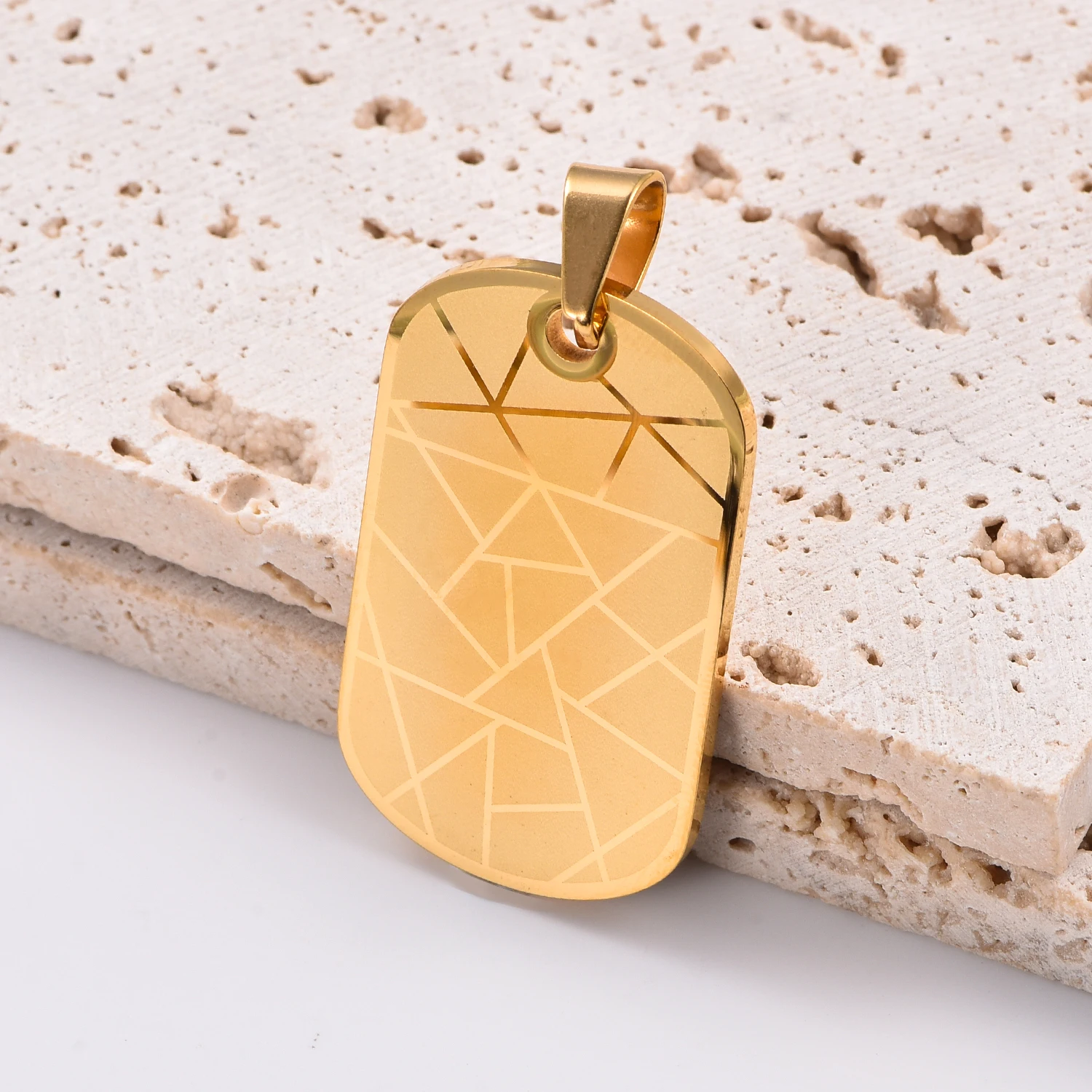 العلم الأمريكي نجمة Spangled راية الصليب الفولاذ المقاوم للصدأ العسكرية العلامة التجارية قلادة سترة سلسلة المعلقات مجوهرات الحفلات