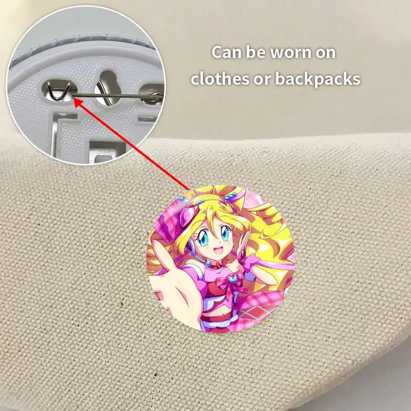 Sakura Uta Game Anime Character Soft Button Badge Brooch anchor Peripherals Pin School bag DIYinsignias personalizables view 4