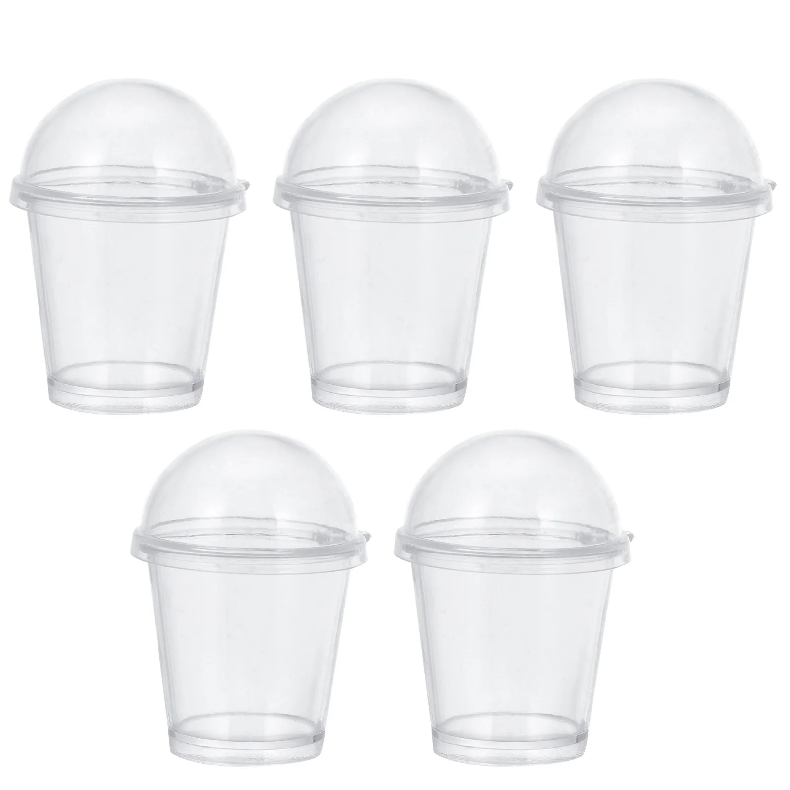 

20Pcs Creative Kids Food Mousse Cup Mini House Props Breakfast Tool Accessories Simulated Milk Tea Cup Mini Desktop Decor