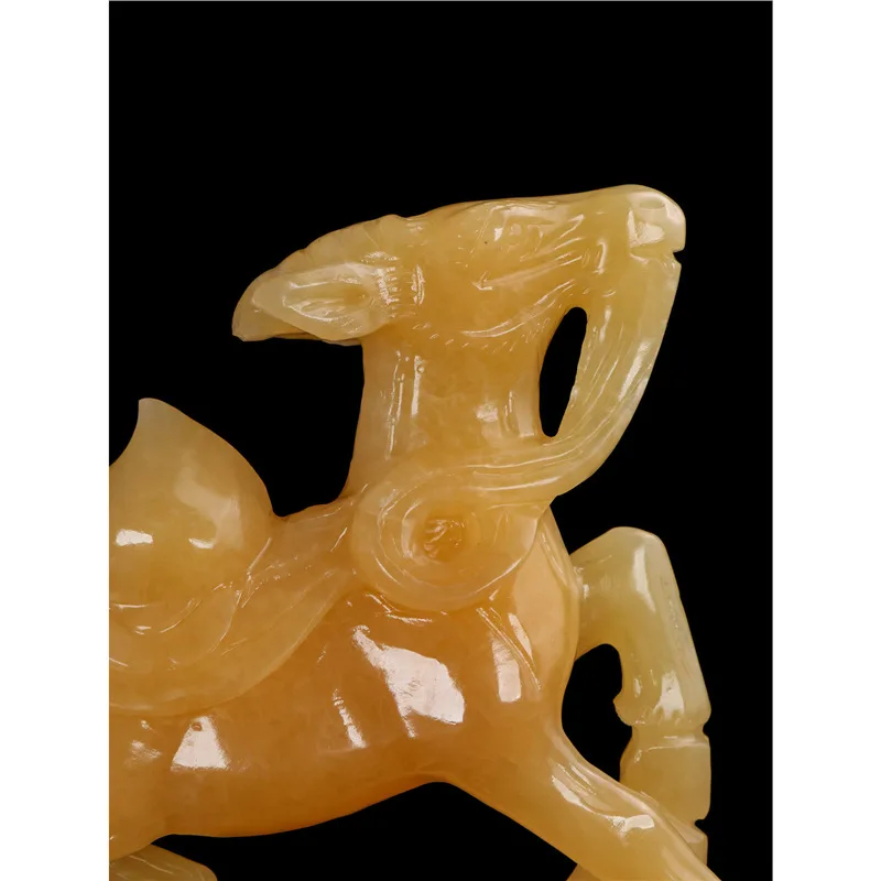 Natural Jade Zodiac Sheep Ornament for Home, Office, Living Room, Desktop Decoration, Housewarming Gift, Fortune Mascot
