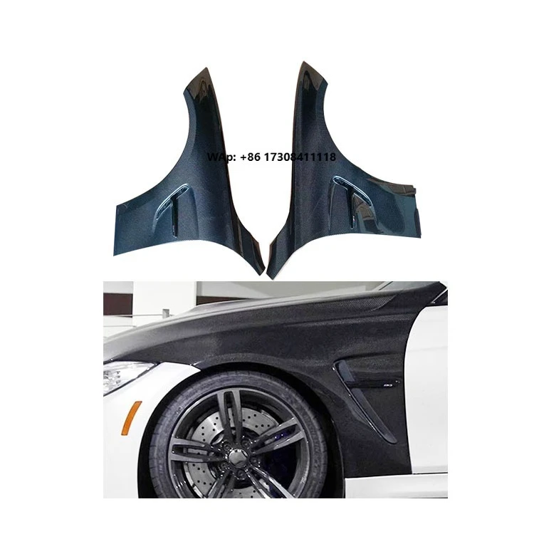 

M3 F80 2015-2018 M4 F82 2015-2020 Car Front Side Carbon Fiber Fenders F80 M3 F82 M4 Carbon Fiber Front Fender