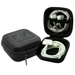 1 PC Black Square Earphone Storage Box Portable SD Card Protection Box Earphone Carrying Box For Sennheiser CX6 Hard Case