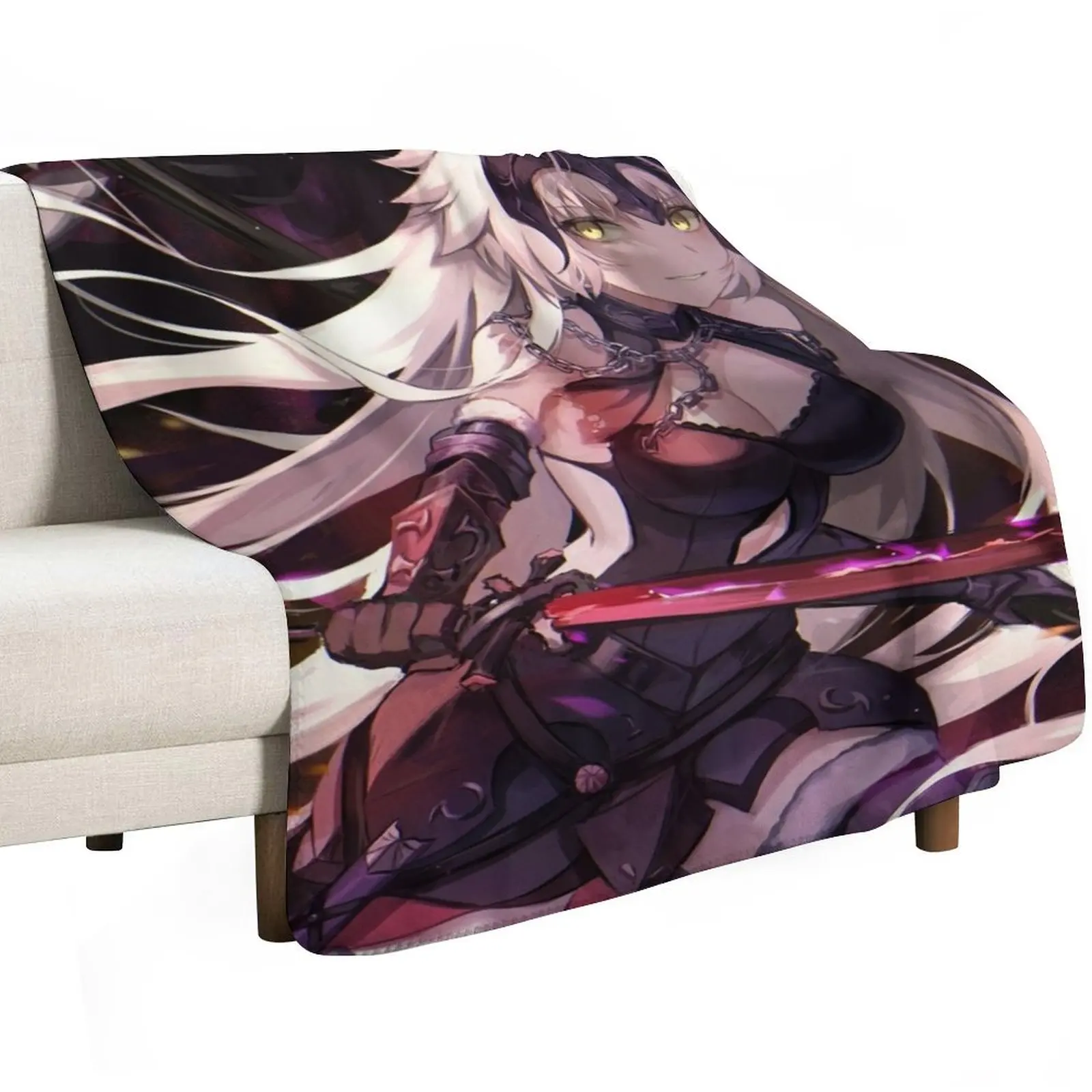 Jeanne Alter Fate Grand Order Throw Blanket Decorative Sofas Soft Designers Decorative Beds Luxury Throw Blankets