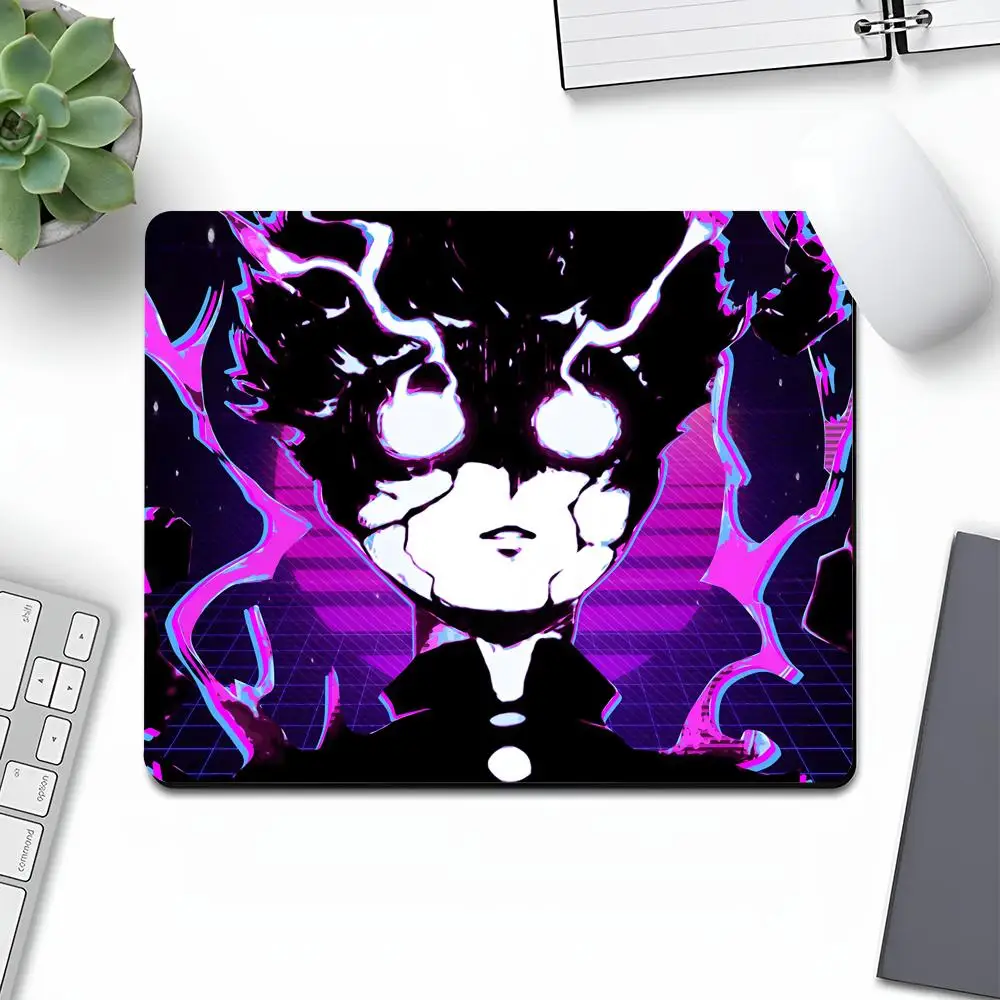 Mob Psycho 100 Mouse Pad Art Gaming Gamer Small Rubber Locking Edge Large Computer Keyboard MousePad Laptop Desk Pad