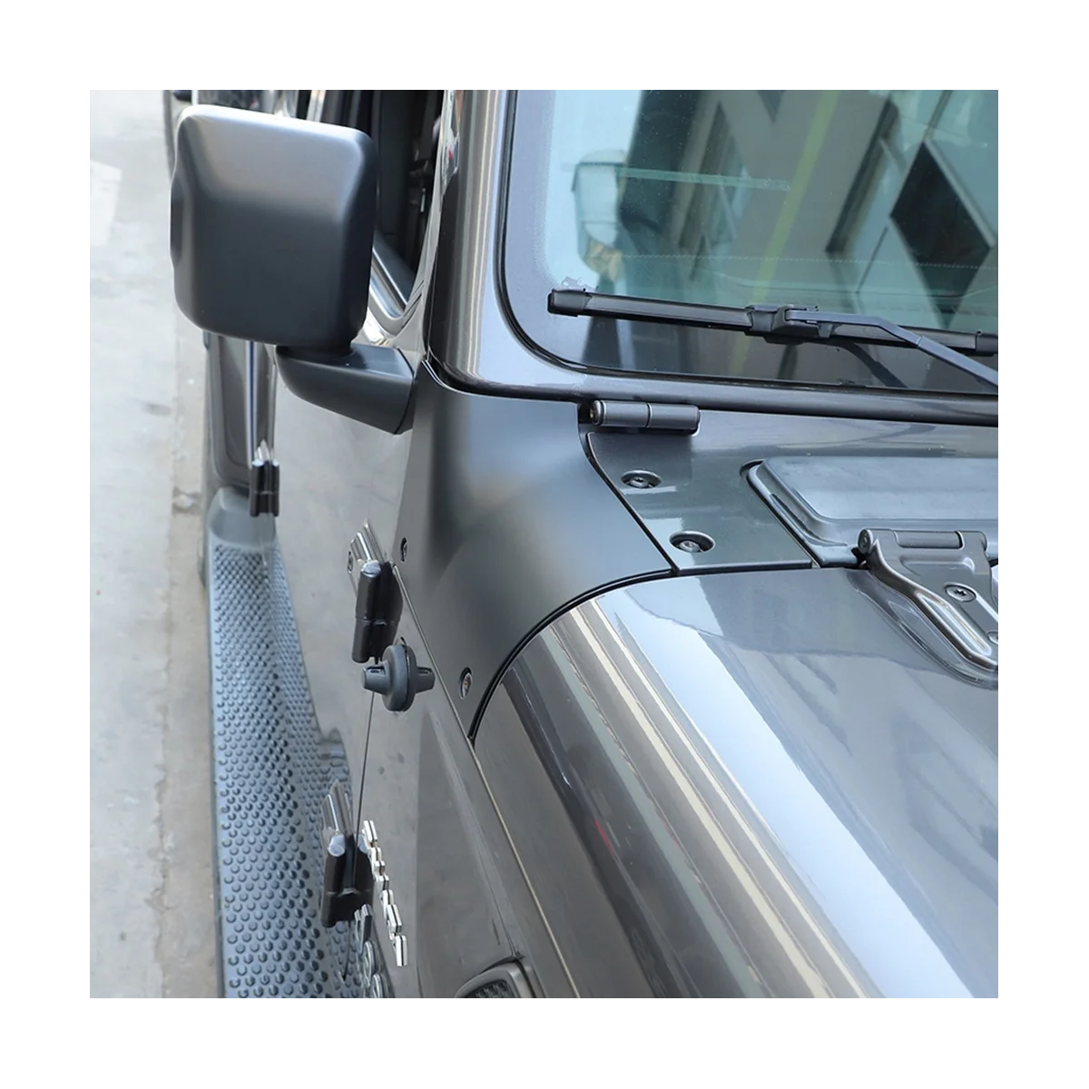 Cowl Cover Body Armor for 2018-2022 Jeep Wrangler JL & Gladiator JT 2/4 Door, Exterior Accessories