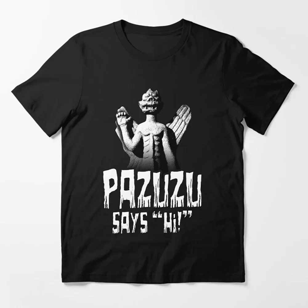 

Pazuzu Says : Hi! The Exorcist Sacry Halloween Gift t shirt for man Supernatural Horror Movie Graphic Clothes All size Tops