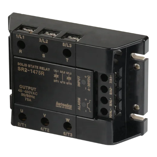 Factory Directly Autonics SR2-1475R 2Phase Solid State Relays with Detachable Heatsink for SInjection Mold