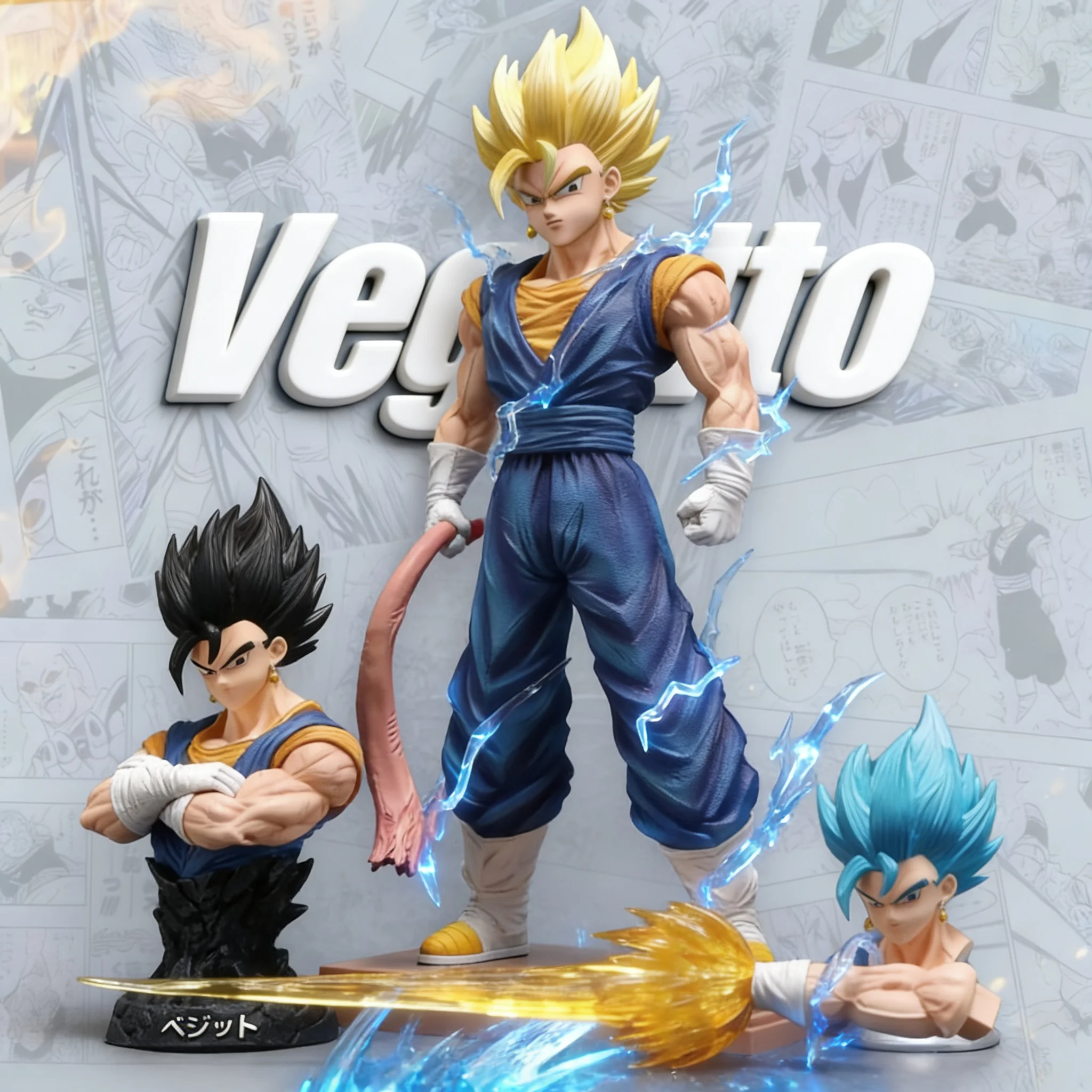 

Фигурка Вегито из аниме Dragon Ball, 32 см (12,5 дюймов), ПВХ статуэтка, настольное украшение, коллекционная модель, декоративная игрушка, подарок