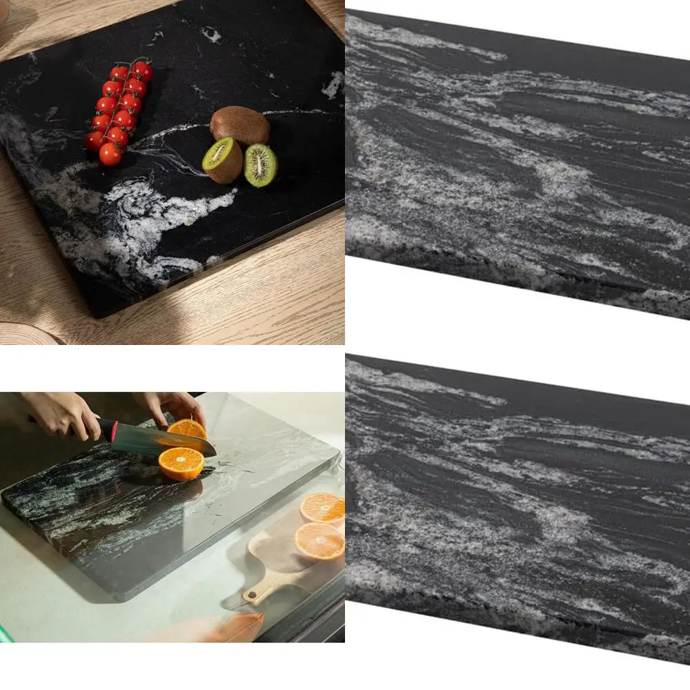 

Прочная доска для выпечки из черного мрамора 12x20x0,7 для изготовления тяжелого шоколадного теста