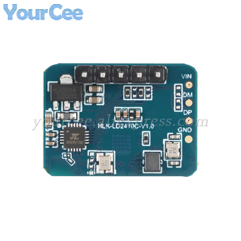 5 pcs/1 pc HLK-LD2410C LD2410C 24G Menselijke aanwezigheidssensor Millimeter Wave Radar Module Contactloze Hartslag Bewegingsdetectie LD2410