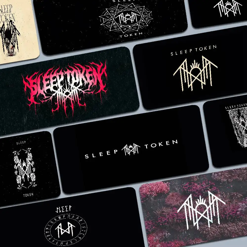 

Band S-Sleep T-Token Custom Skin Cartoon Anime Gaming Mouse Pad Keyboard Mouse Mats Desk Mat Accessories For Teen Girls Bedroom