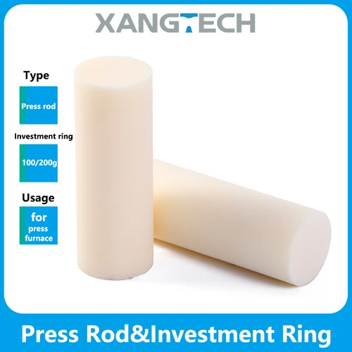 Imagen 1 del producto Varilla de prensa de émbolo Dental y anillo de inversión, juego de 100g/200g para herramientas de fundición de horno de prensa