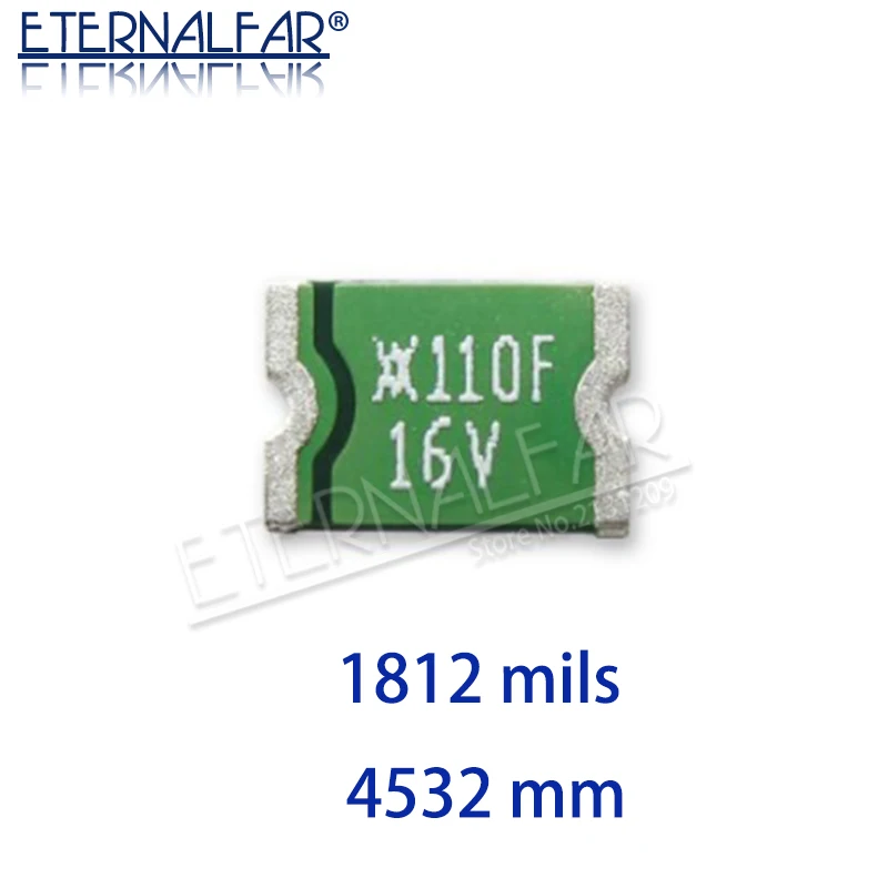 MINISMDC110F/16 1.1A 16V 1812 mils 4532 mm  PPTC Self-recovering Fuse Circuit Boards Digital Cameras Subnotebook Resettable Fuse