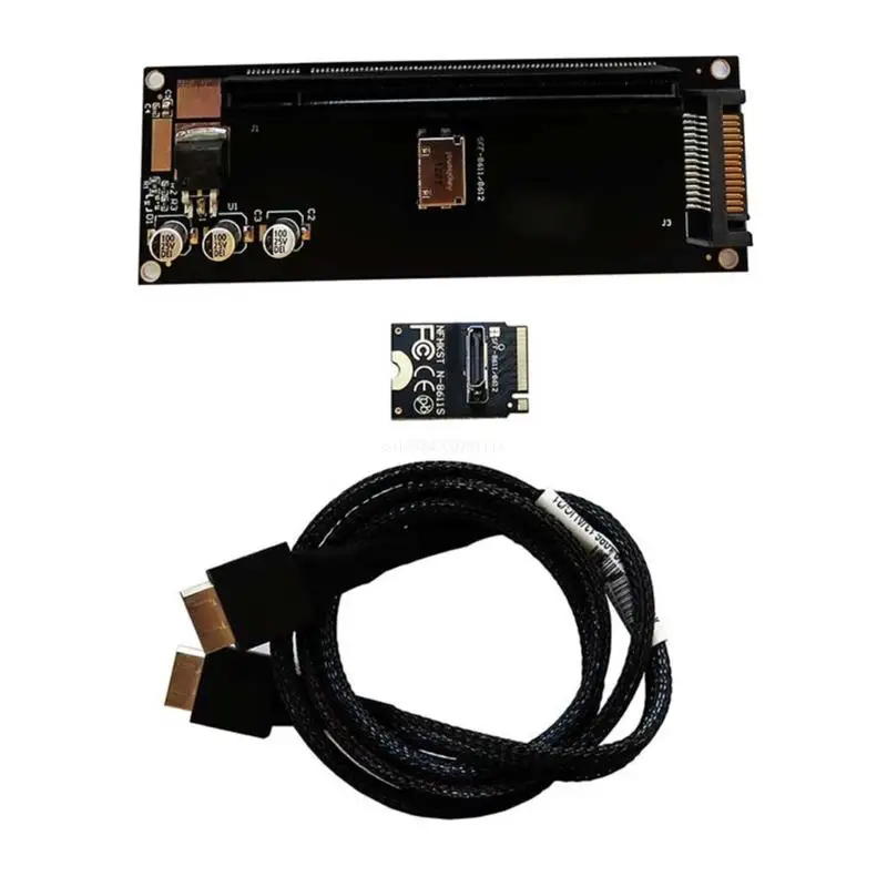 Imagem -04 - Adaptador M.2 para Nvme M.2 Ssd M.2 para Oculink Sff8612 Adaptador para Gpd Dropship