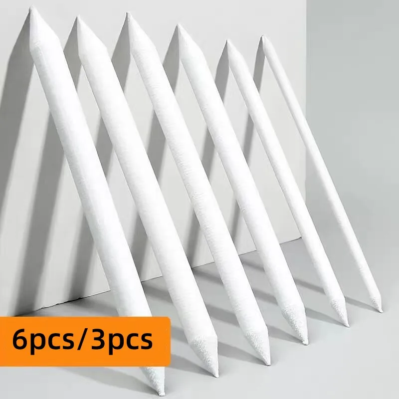 

3/6Pcs Double Head Durable Blending Stumps Art Sketch White Drawing Tools Smudge Paper Pencil School Stationery Supplies