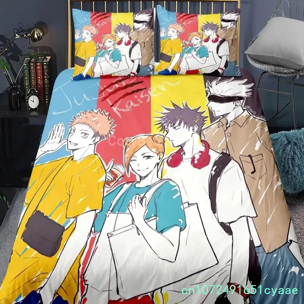 Jujutsu Kaisen Bedding Set Jap - огляд і ціна Linen Duvet Cover
