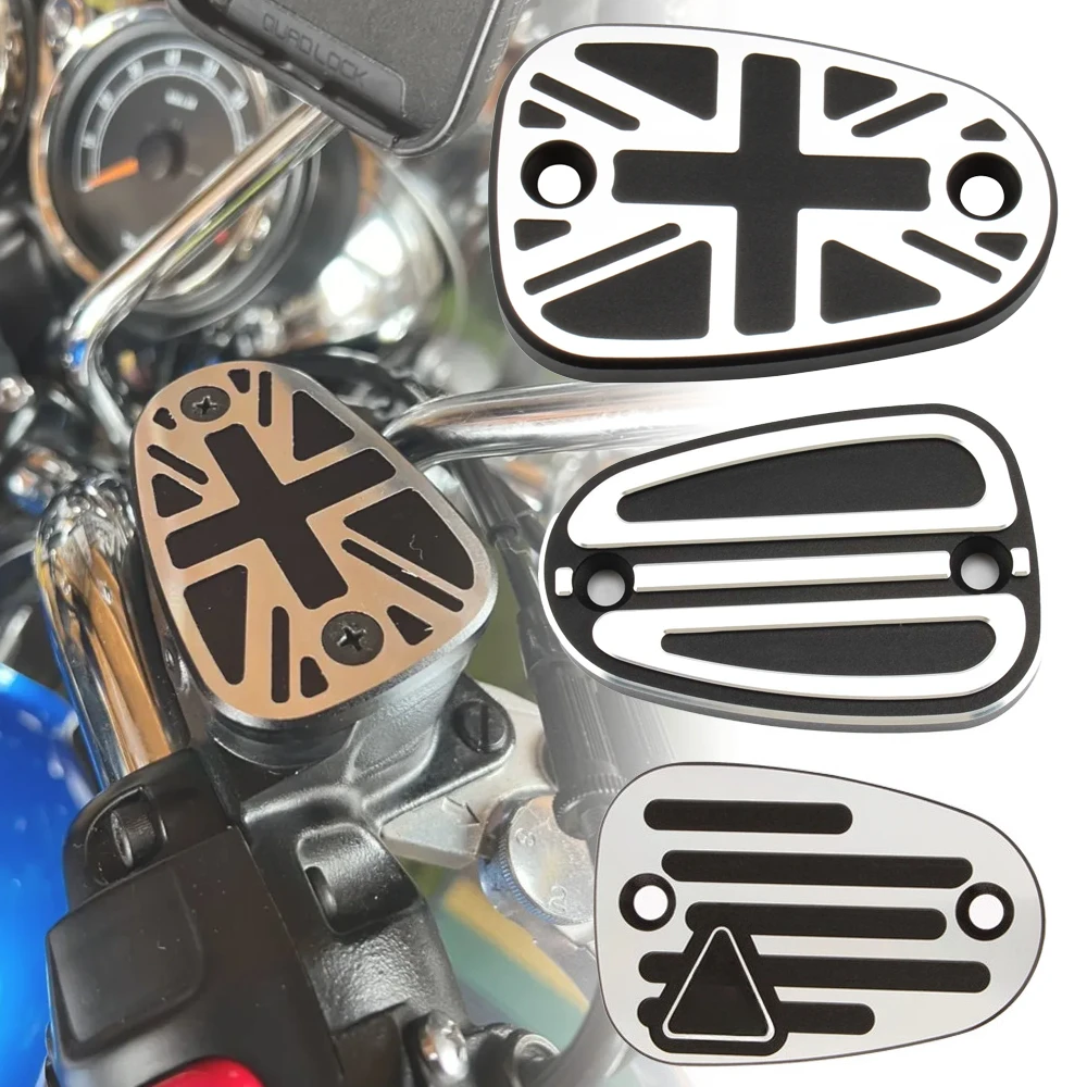 

Motorcycle Front Brake Reservoir Master Cylinder Disc Cap Cover For Triumph Bonneville T100 T120 Black America Speedmaster