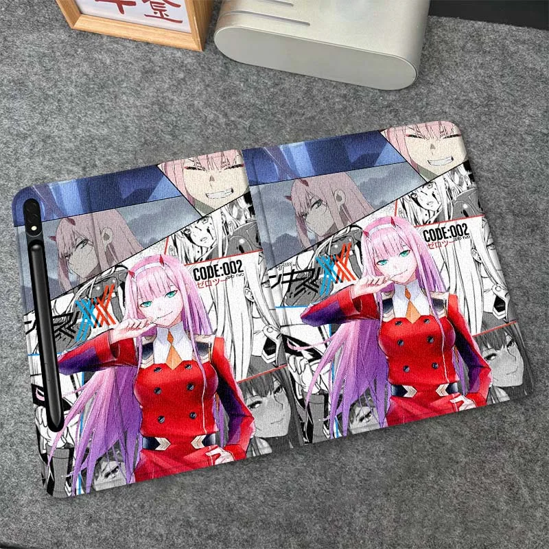 

D-DARLINGS in the F-FRANXX Art Tablet Case For Samsung Galaxy Tab S6 S8 S9 S10 Lite FE 10.4 11 Inch 2022 2024