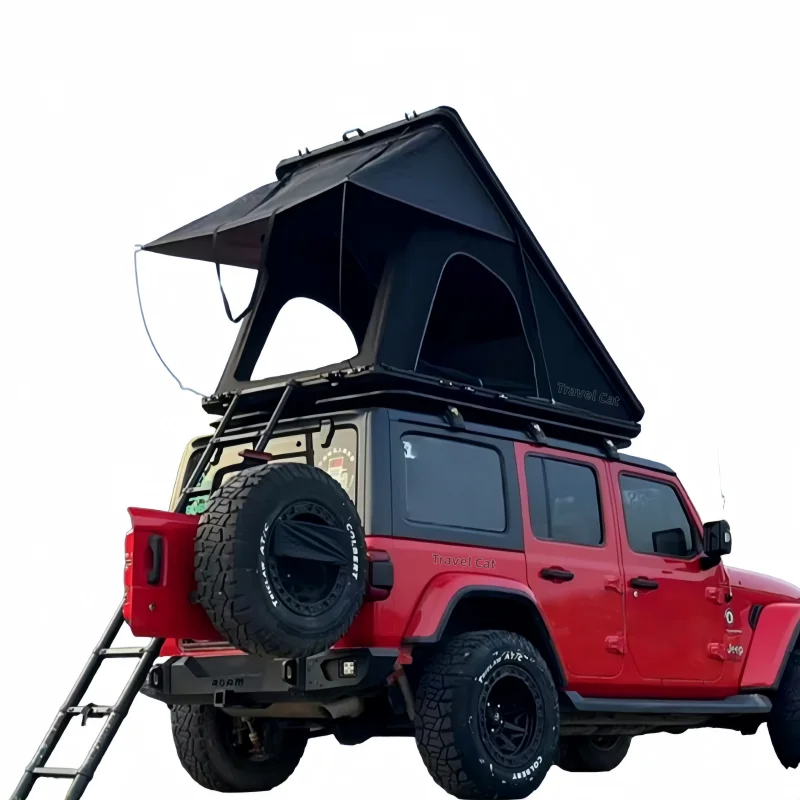 Automatic Build Car Hardshell Roof Tent Spare Parts,roof Racks,solar Panels with Accessories,ladder with Bag Etc,Custom