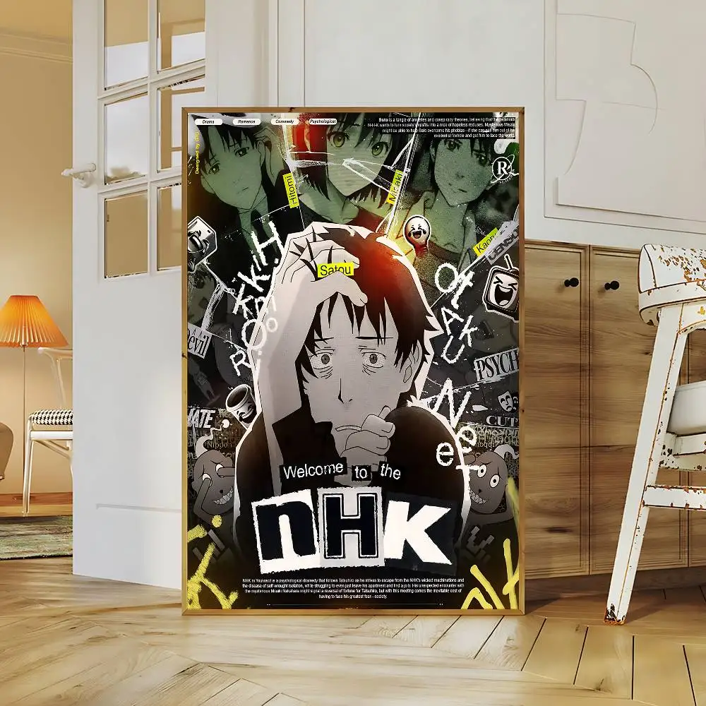 W-Willkommen im N-NHK DIY-Sticker-Set: Selbstklebende Poster, Kunstdrucke, Vintage-Dekorationsgemälde – Detail 8