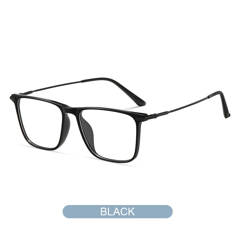 VICKY Titan klassische Herren-Lesebrille mit quadratischem Rahmen, Anti-Blaulicht-Lesebrille, Myopie, kann individuell angepasst werden, Brillen 007 6