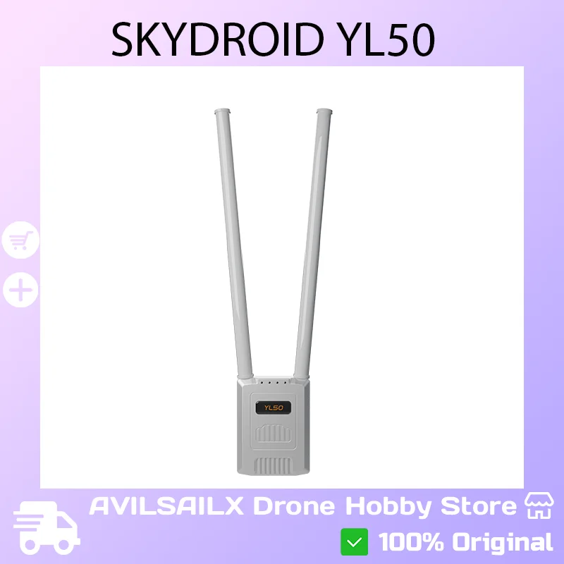 

SKYDROID YL50 Receiver Signal & Video Transmission Dual-Band 1.4GHz / 2.4GHz 50KM Long Range Transmission