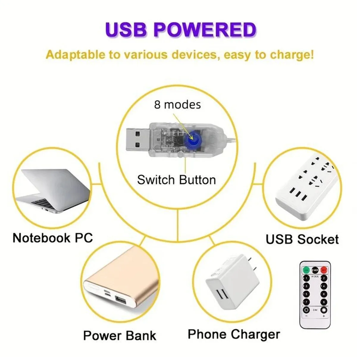 شجرة عيد الميلاد شريط إضاءة الزخرفية RGB ضوء النجوم سلسلة 180LED Dreamcolor شلال شجرة الجنية ضوء 8 طرق جليد ضوء #6