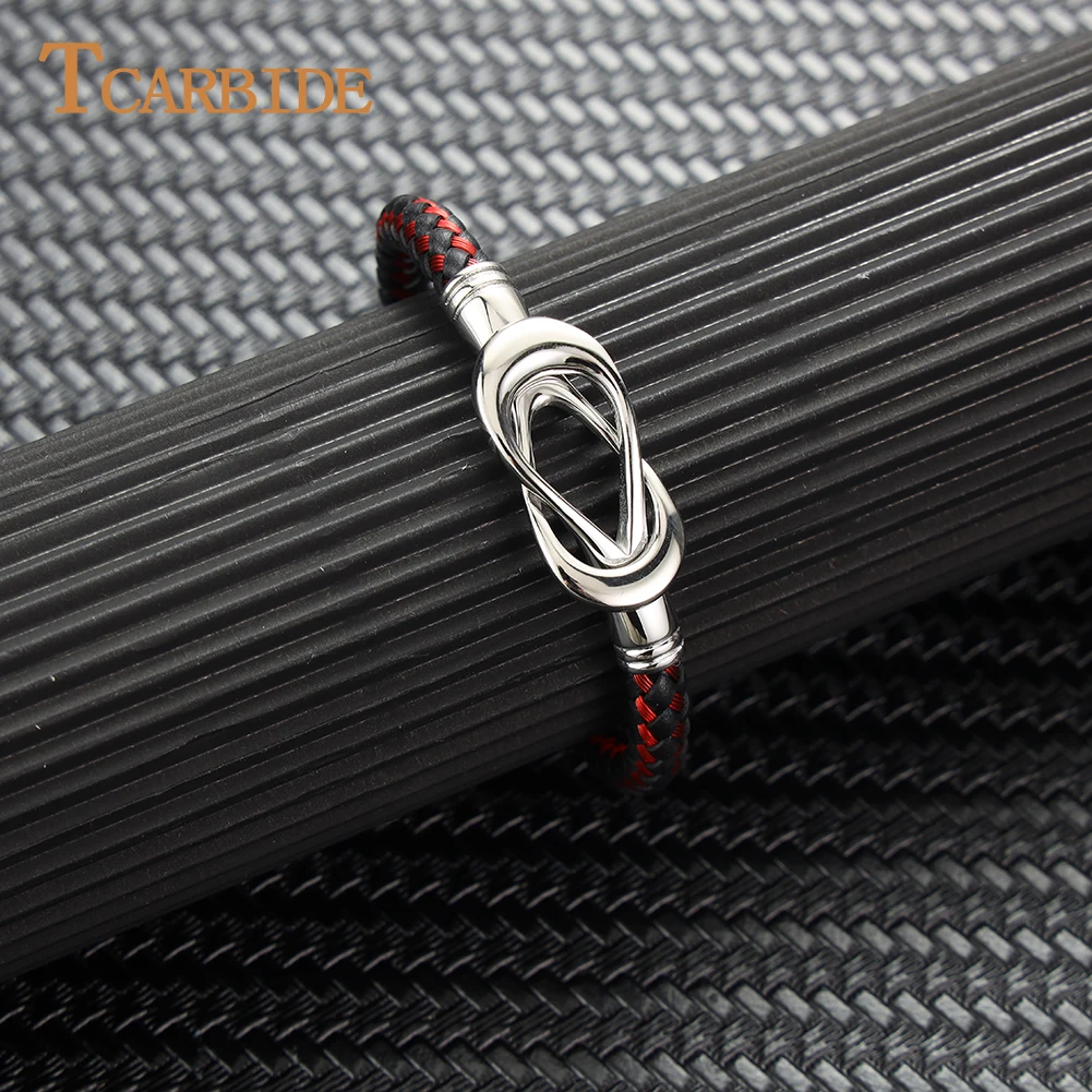 New Arrivals Beautiful Women Leather Bracelet Stainless Steel Accessories Cross Magnetic Buckle Elegant Small Adorn Article Gift