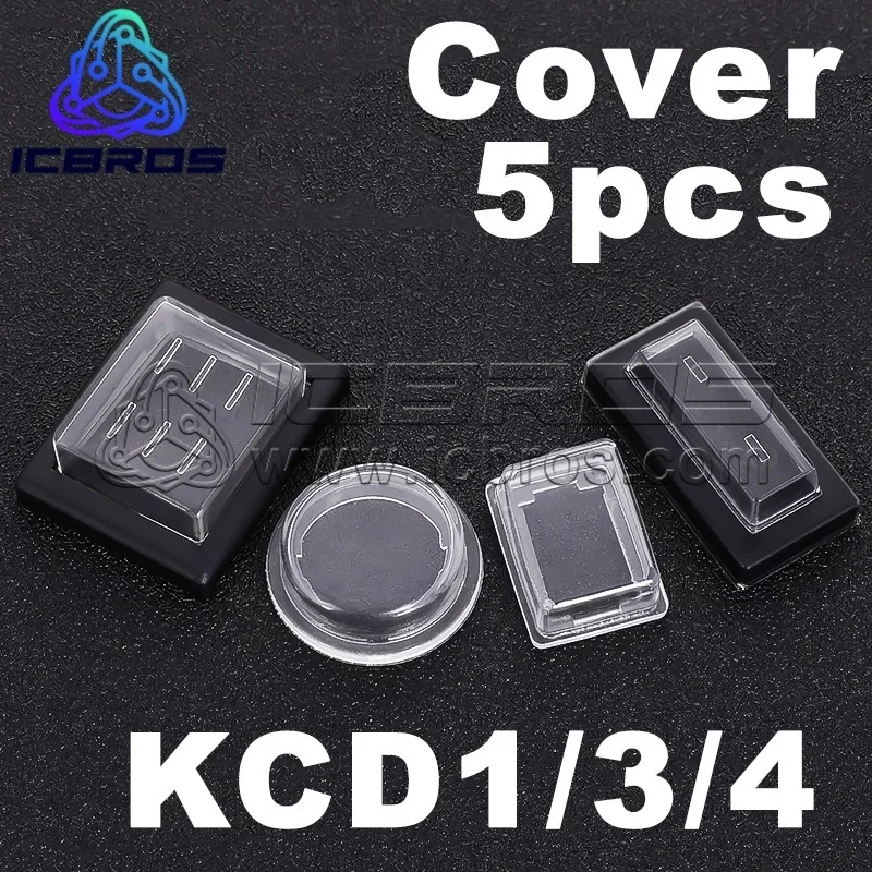 5pcs/lot KCD1 KCD3 KCD4 Rocker Switch Cover 15*21mm 25*31mm Waterproof Cap Oil Proof Cap, Dust Cover Circular Opening 15mm 20mm