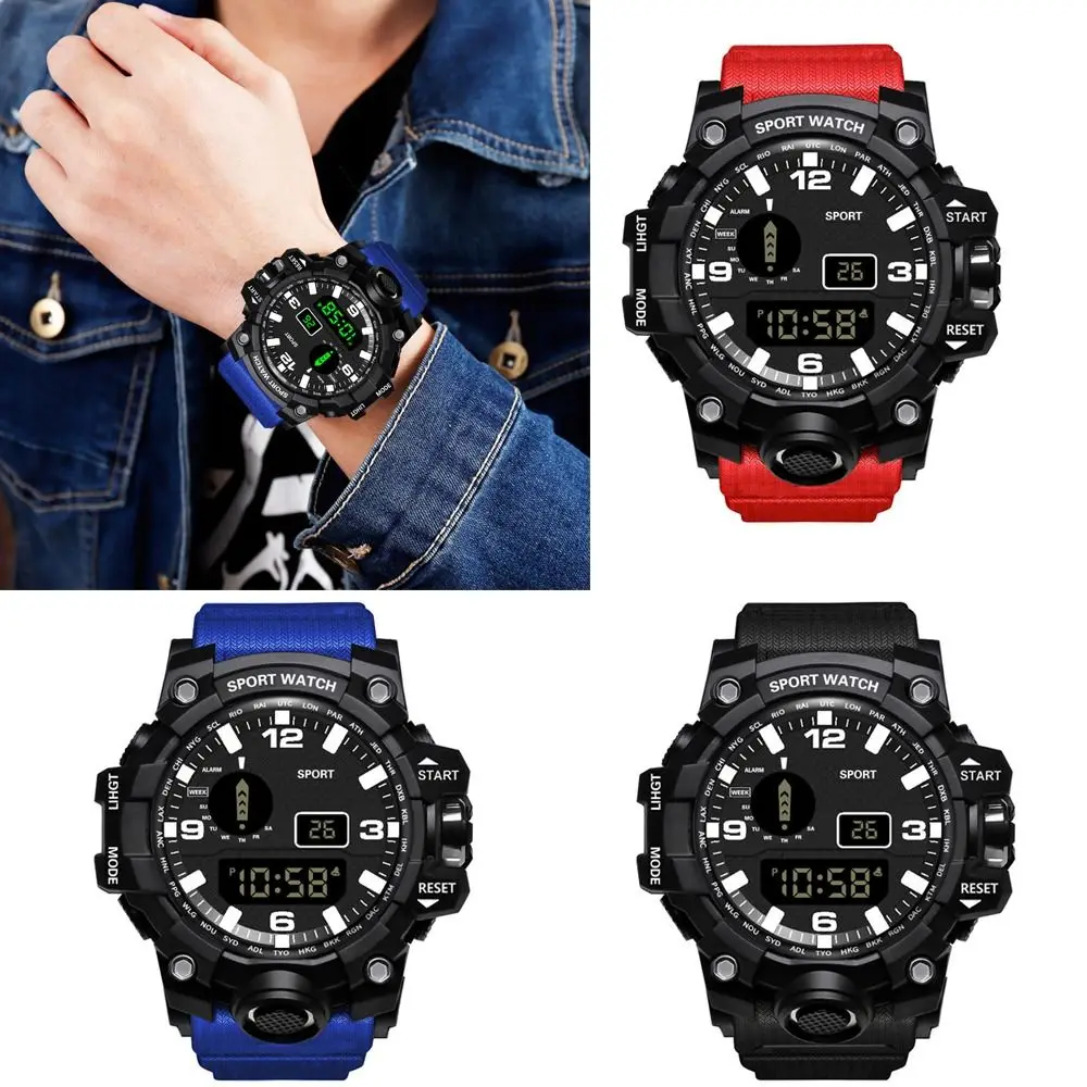 High Quality Multifunction Sports Watch Casual Simple Digital Watch Creative Outdoor Sports Electronic Watch Student