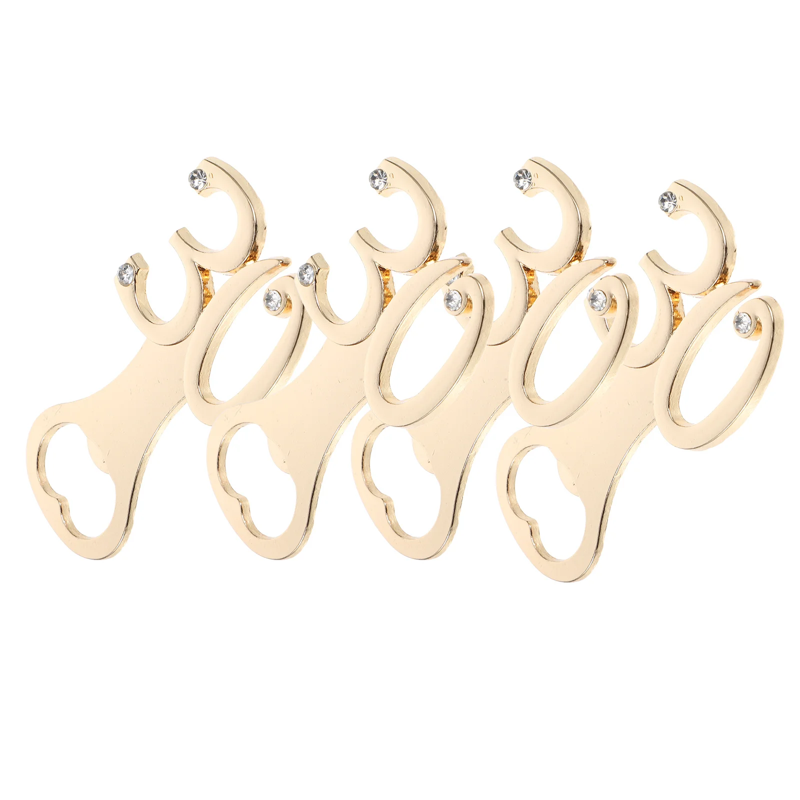 

4Pcs Number Bottle Openers Zinc Alloy Party Favor for Weddings Birthdays 30th Birthday Party Supplies Beer Wine Opener