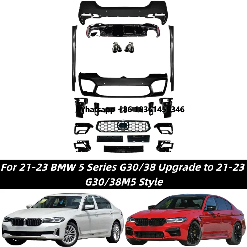 

High Quality Body Kits For 5 Series G30/38 2021-2023 Upgrade to M5 Style Full Body Kit Parts System