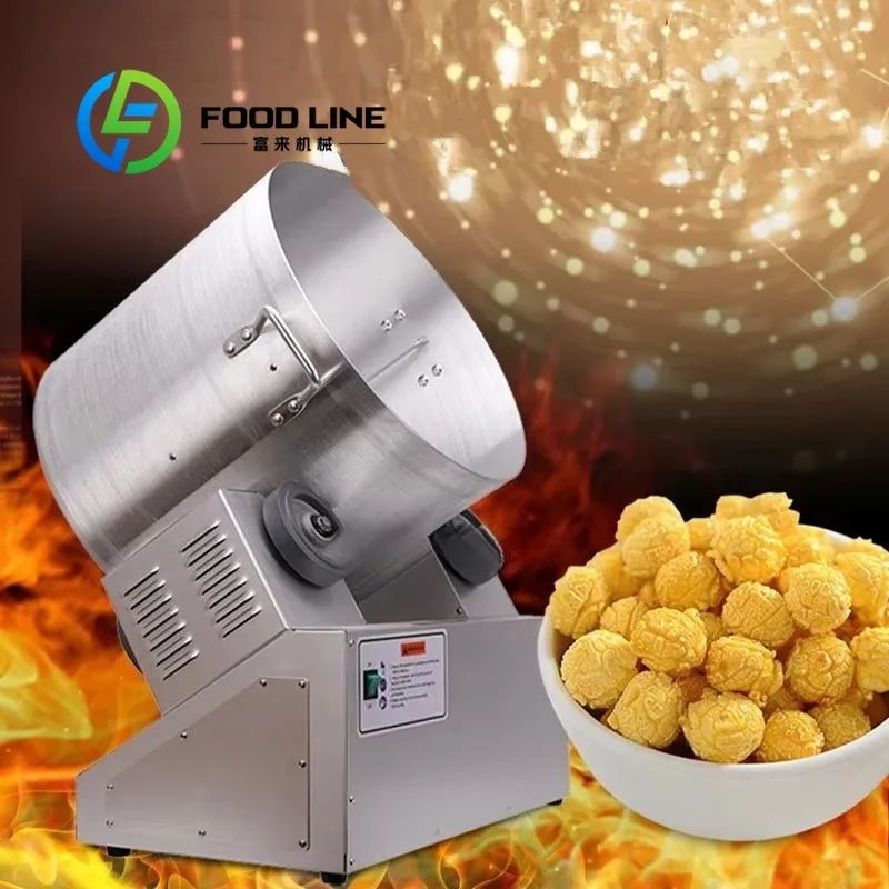 

Better Mixing Seasoning Caramel Popcorn Machine Wrapped Sugar Flavoring Machine Food Coating Machine Manufacturer
