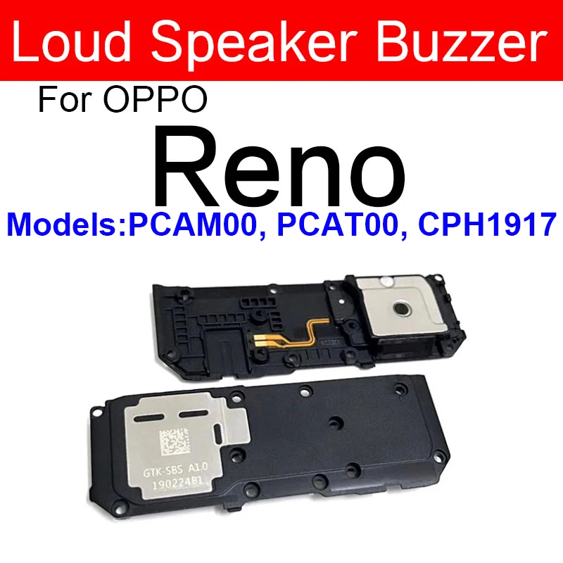 Loudspeaker Buzzer For OPPO Reno 2 Z 3 4 4SE 3Pro 4Pro Plus 5G 10x Zoom Ace 2 Loud Speaker Buzzer Ringer Sound Flex Cable Parts