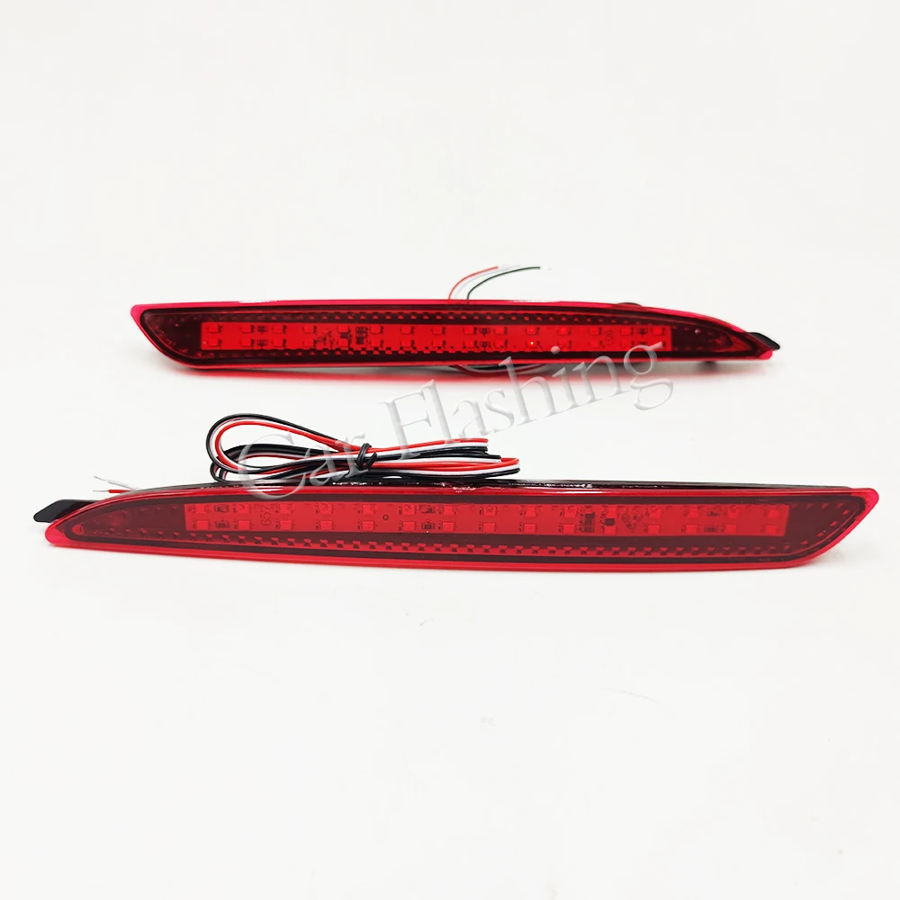 LED Car Reflector Tail Brake Lights For Mazda 3 2010 2011 2012 2013 2014 2015 Rear Bumper Warning Lamp Accessoris