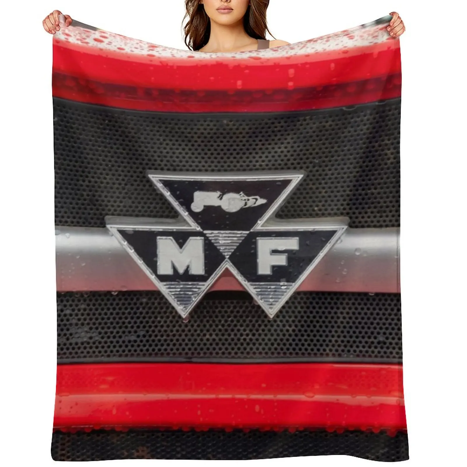 Vintage Massey Ferguson badge Throw Blanket Giant Sofa Weighted Bed linens Decorative Sofa Blankets