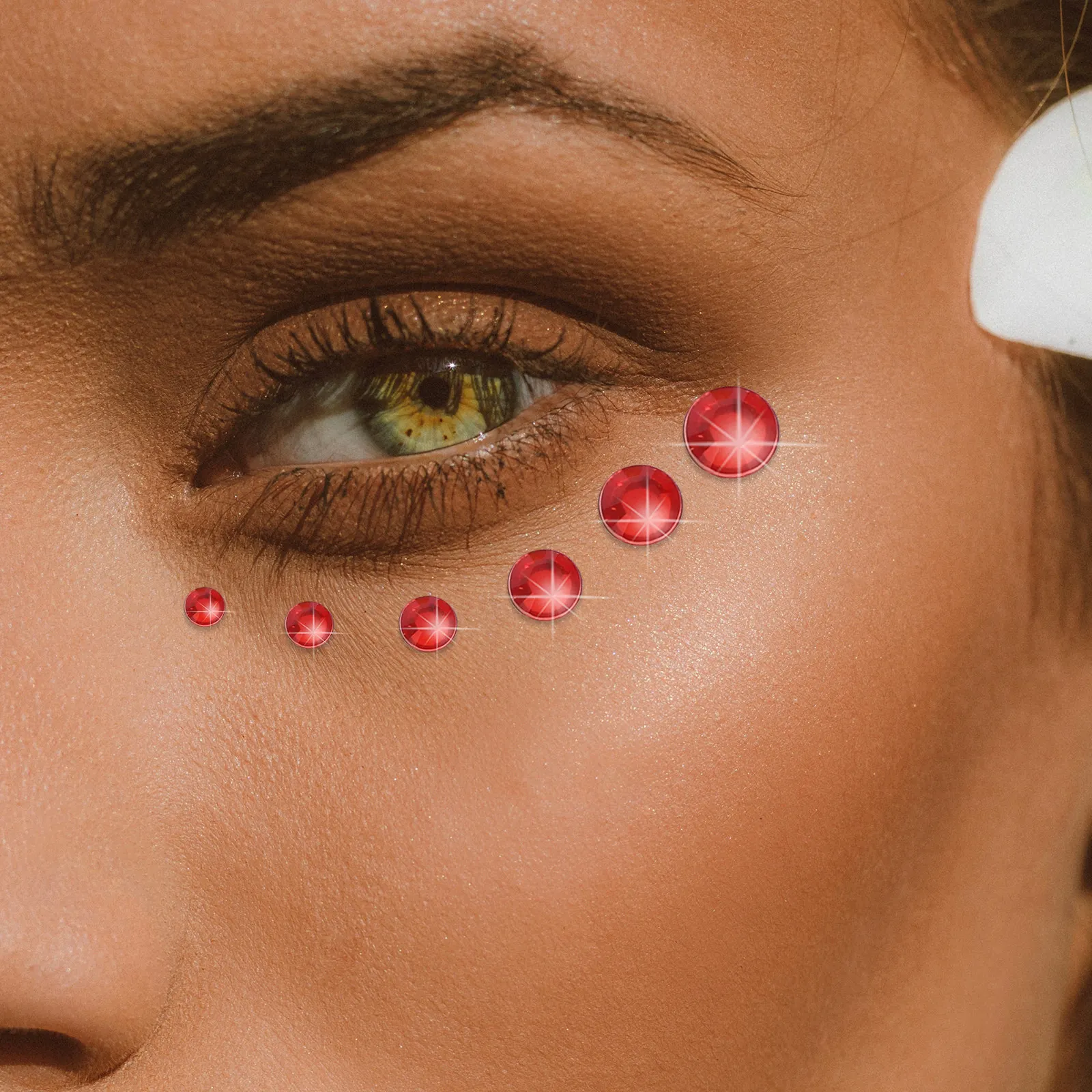 5 Sheets Makeup Gems Rhinestones for Face Eye Body Stickers Shiny Jewels Festival Party Dance Halloween Cosplay