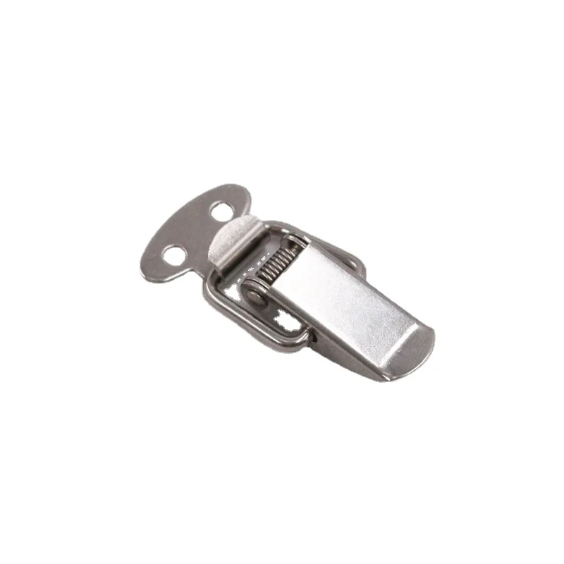 10PC serrature per armadietti a molla chiusura a scatto attiva/disattiva 46*21mm Hasps in ferro per porte scorrevoli ferramenta per mobili per finestre