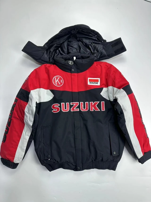 

Мужская утепленная ветрозащитная водонепроницаемая хлопковая куртка для активного отдыха, повседневная, в байкерском стиле, с контрастными вставками, для делового образа джентльмена