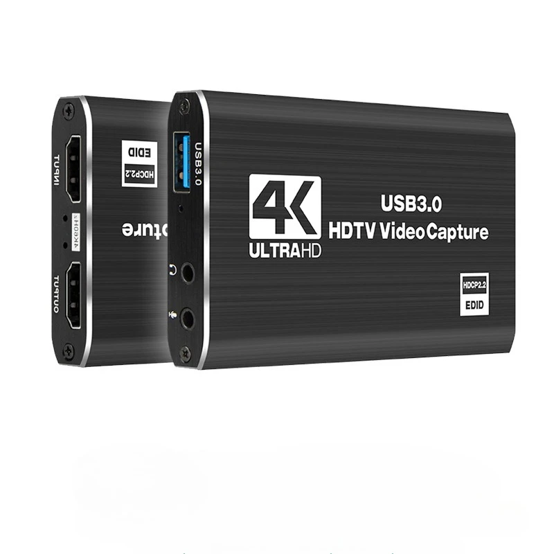 USB 3.0 4K HDTV Capture Card 1080P 60Hz HD Video Recorder Grabber Gaming Capture Card for PS4/Xbox/PC Live Streaming